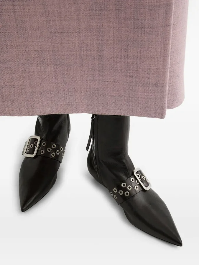 Leather Ankle Boots - Image 4