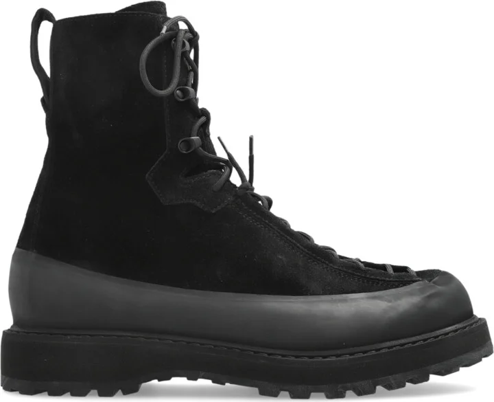 Leather Ankle Boots, , - Black