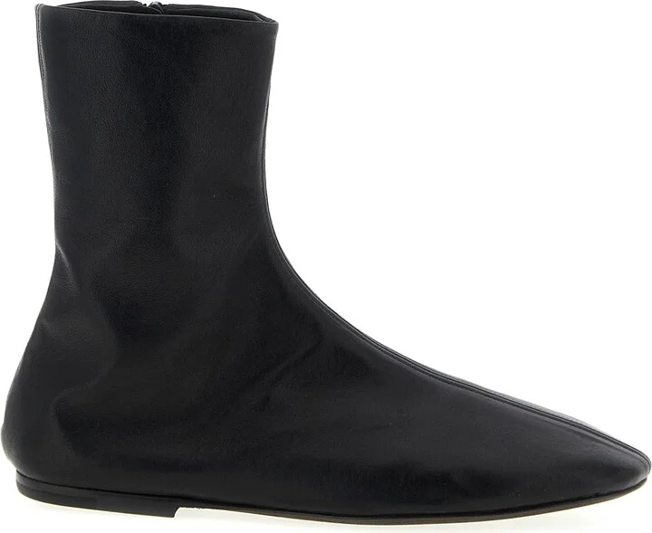 Leather Ankle Boots Boots And Ankle Boots Black