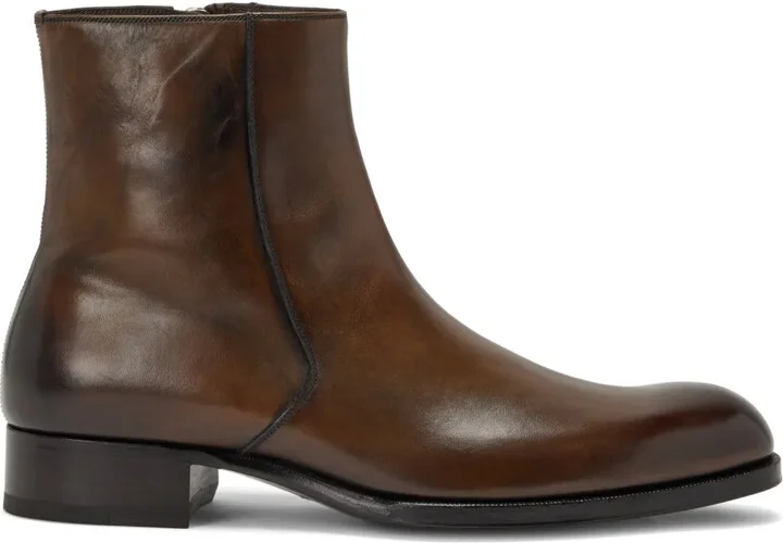 Leather Ankle Boots
