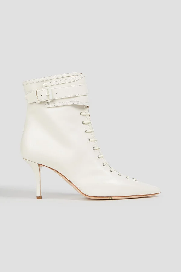 Leather ankle boots