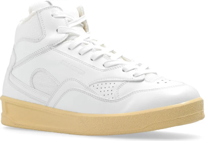 Leather Ankle Boots, , - White - Image 2