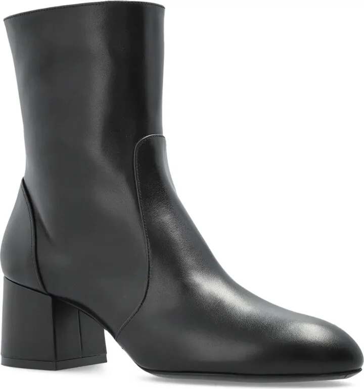 Leather Ankle-Length Boots - Image 2