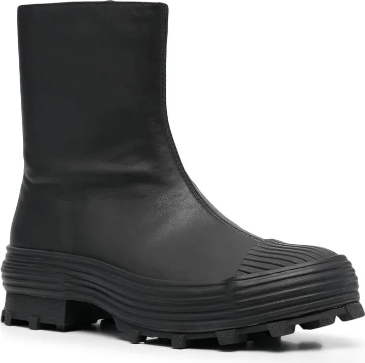 Leather Ankle-Length Boots - Image 2