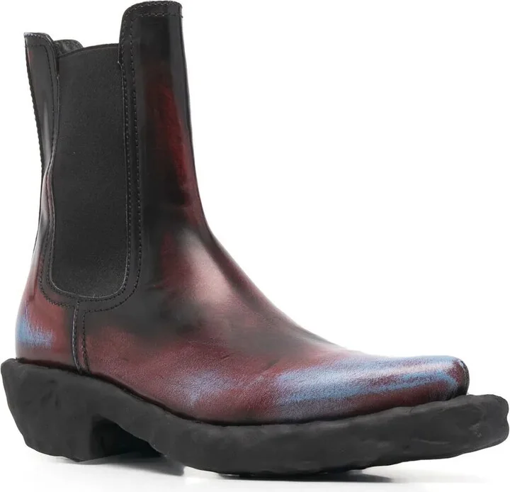 Leather Ankle-Length Boots - Image 2