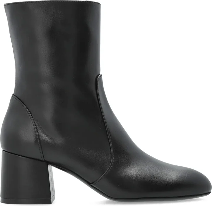 Leather Ankle-Length Boots