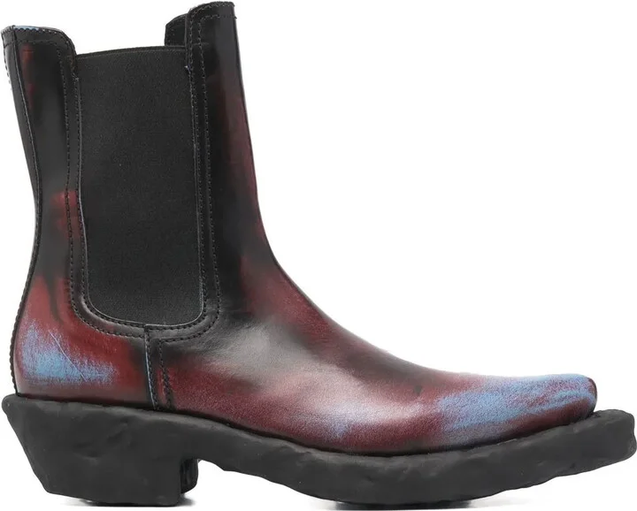 Leather Ankle-Length Boots