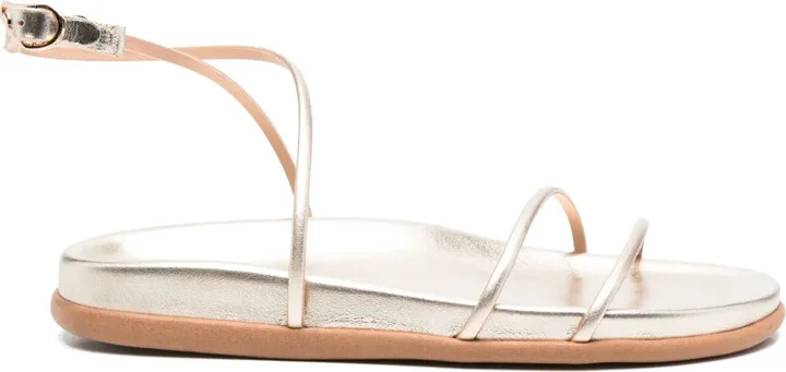 Leather Ankle-Strap Sandals