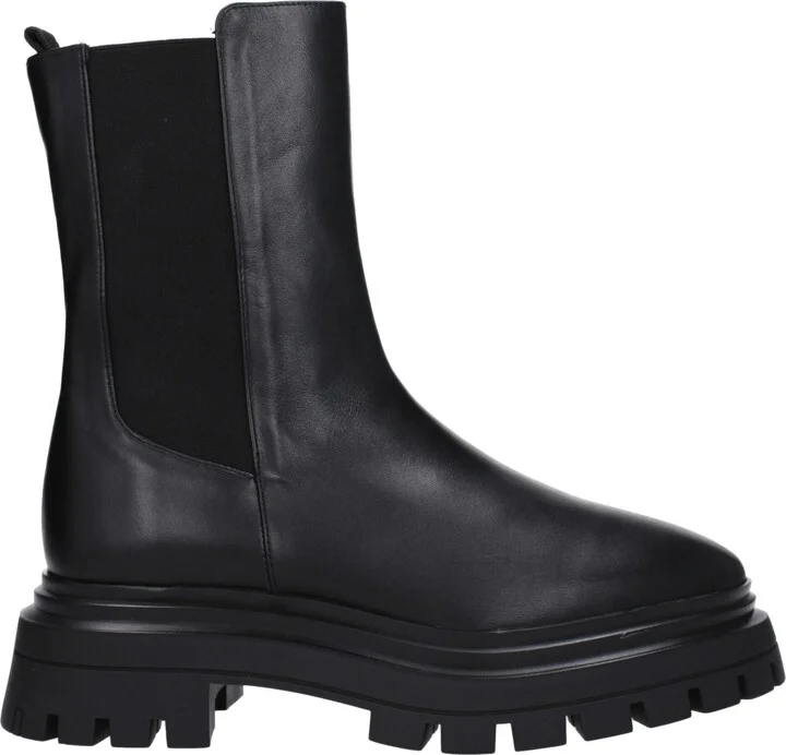 Leather Ankle Women's Boots