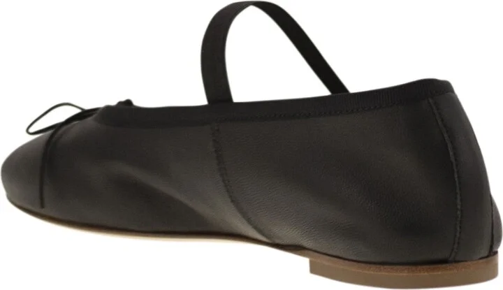 Leather Ballerina And Elastic Band - Image 3