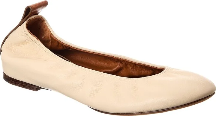 Leather Ballerina Flat