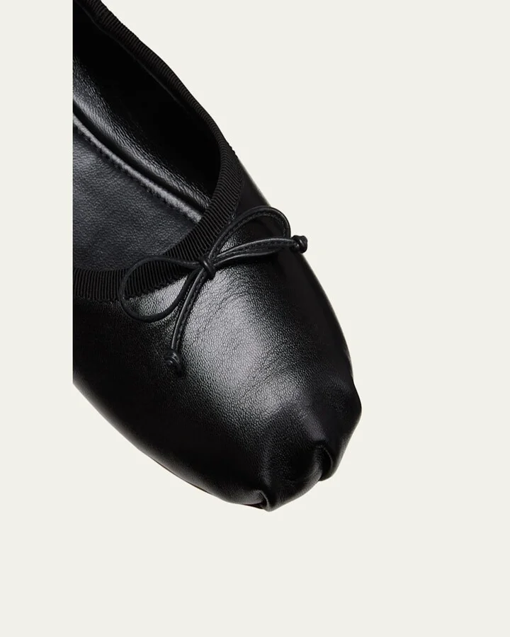 Leather Ballerina Flats - Image 2