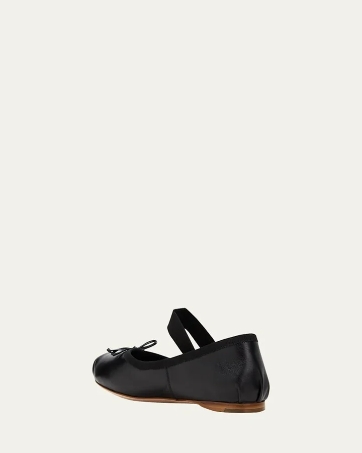 Leather Ballerina Flats - Image 3