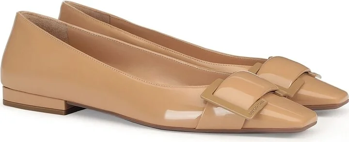 Leather Ballerina Flats - Image 2