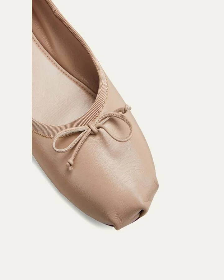 Leather Ballerina Flats - Image 2
