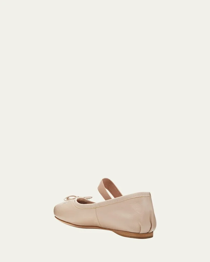 Leather Ballerina Flats - Image 5