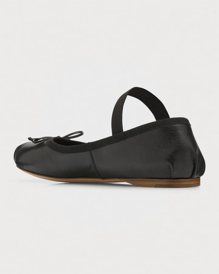 Leather Ballerina Flats - Image 2