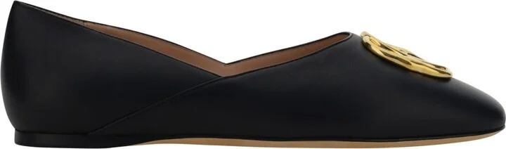 Leather Ballerina Flats