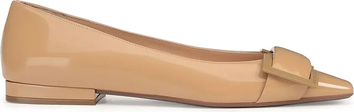 Leather Ballerina Flats