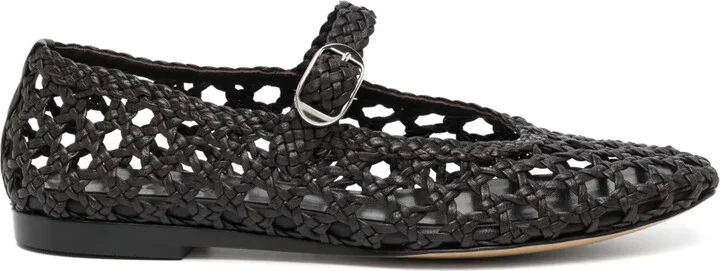 Leather Ballerina Flats