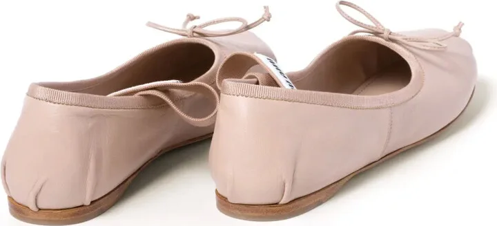 Leather Ballerina Shoes - Image 3