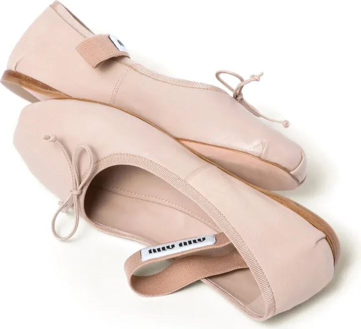 Leather Ballerina Shoes - Image 4