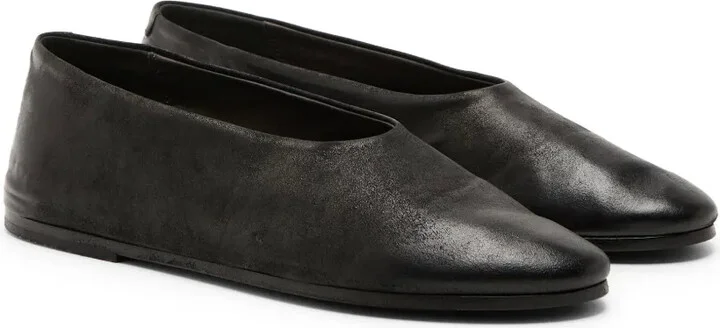 Leather Ballerina Shoes - Image 2
