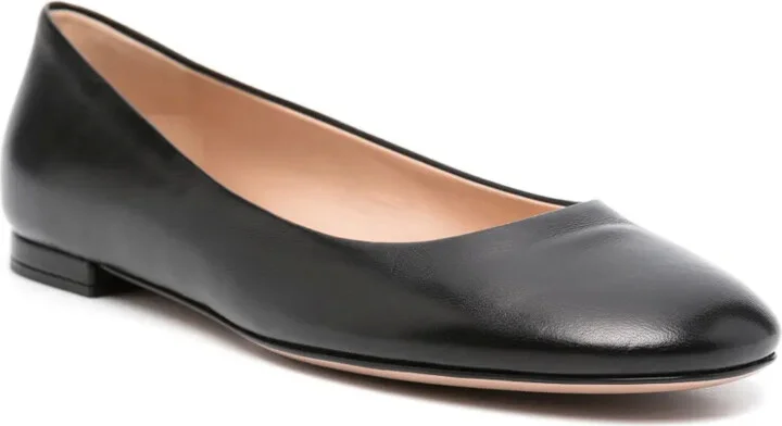 Leather Ballerina Shoes - Image 2