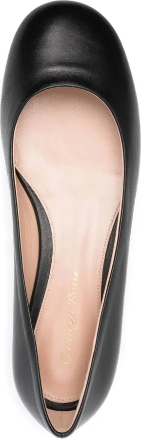 Leather Ballerina Shoes - Image 4
