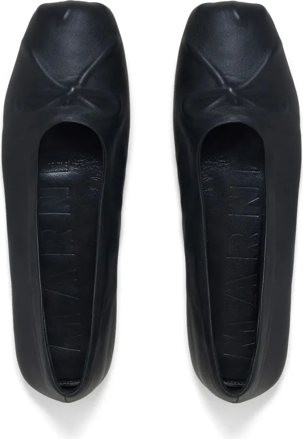 Leather Ballerina Shoes - Image 4