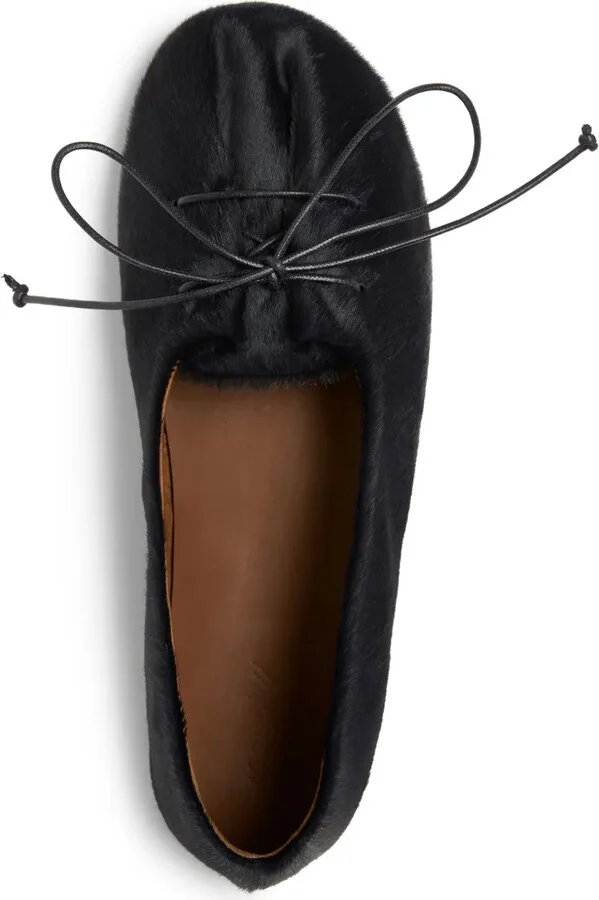 Leather Ballerina Shoes - Image 3