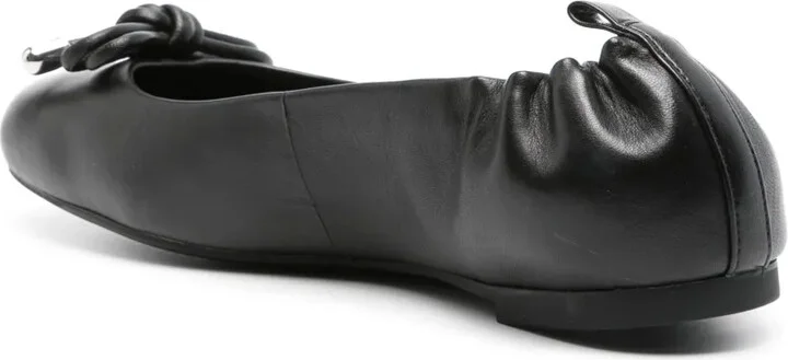 Leather Ballerina Shoes - Image 3