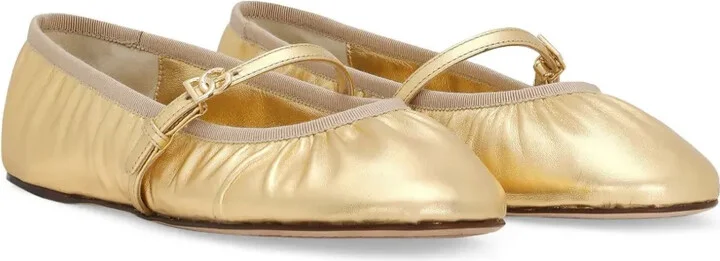Leather Ballerina Shoes - Image 2