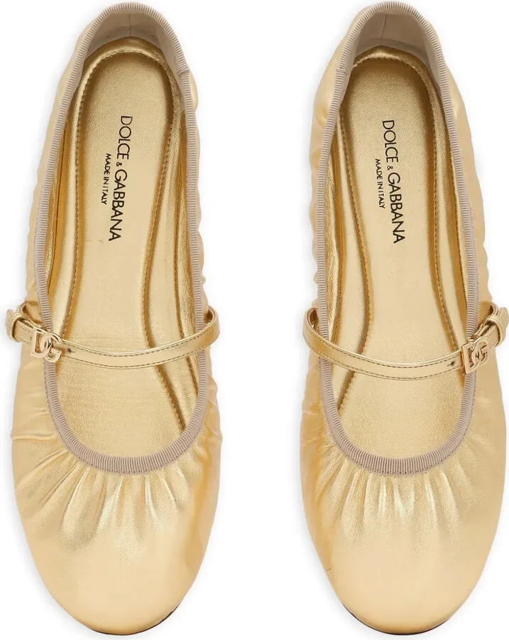 Leather Ballerina Shoes - Image 4