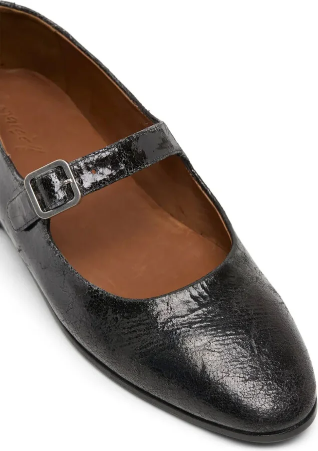 Leather Ballerina Shoes - Image 4