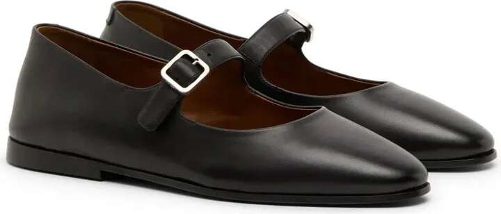 Leather Ballerina Shoes - Image 2