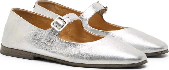 Leather Ballerina Shoes - Image 2