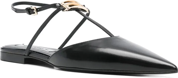 Leather Ballerina Shoes - Image 2