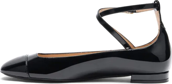 Leather Ballerina Shoes - Image 3