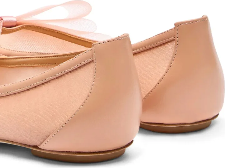 Leather Ballerina Shoes - Image 5
