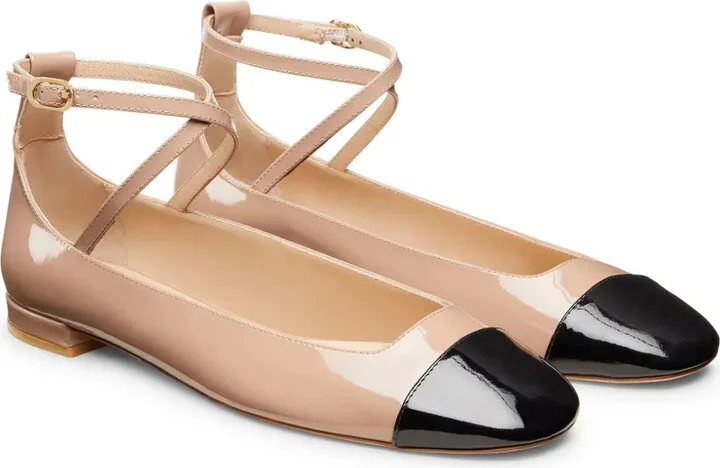 Leather Ballerina Shoes - Image 2