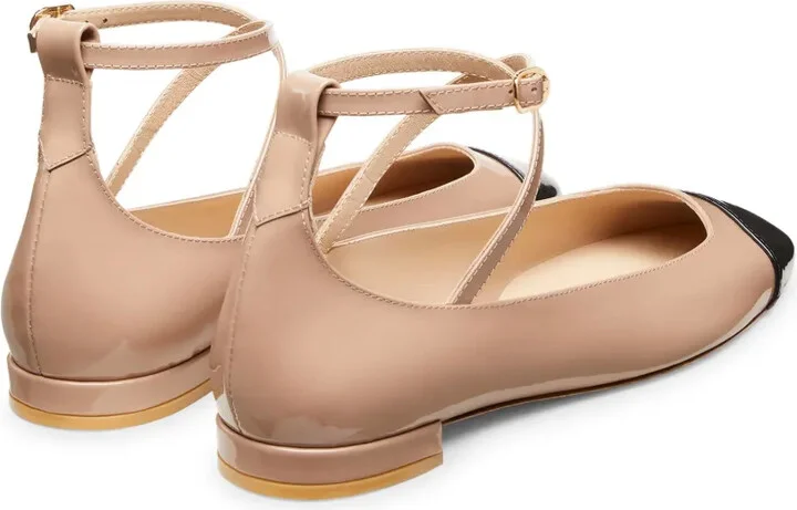 Leather Ballerina Shoes - Image 3
