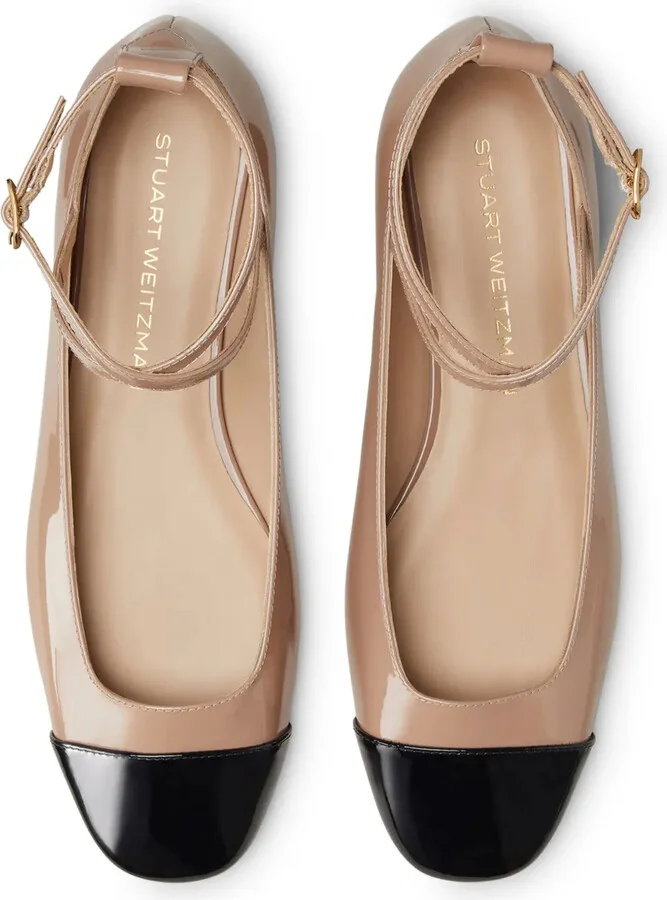 Leather Ballerina Shoes - Image 4