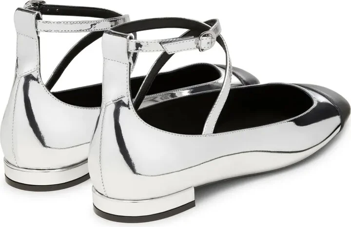 Leather Ballerina Shoes - Image 3