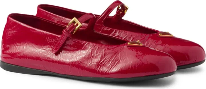 Leather Ballerina Shoes - Image 2