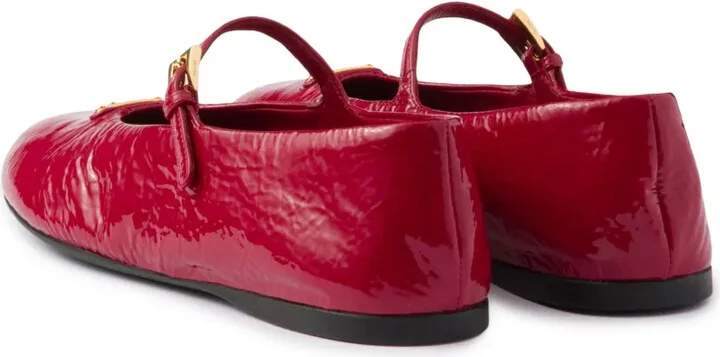 Leather Ballerina Shoes - Image 3