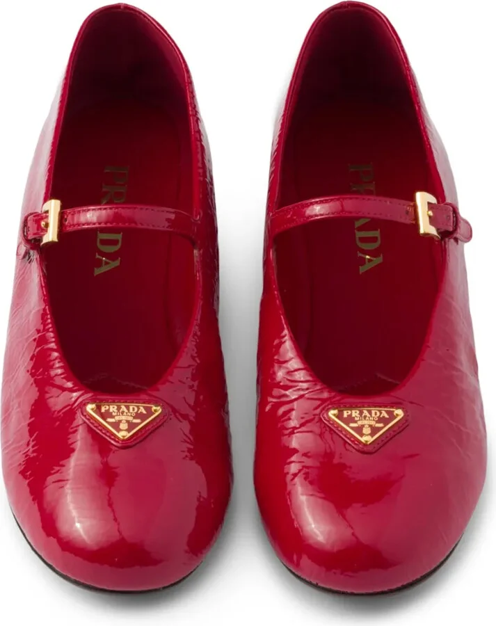 Leather Ballerina Shoes - Image 4