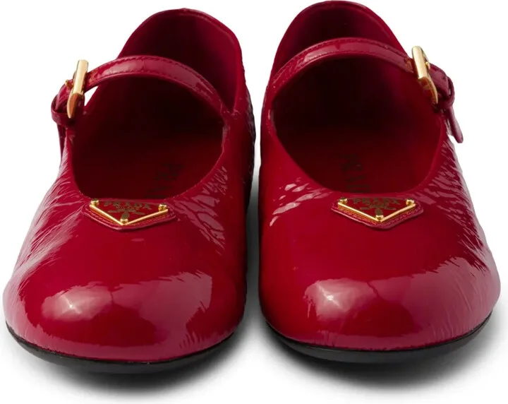 Leather Ballerina Shoes - Image 5