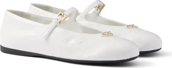 Leather Ballerina Shoes - Image 2