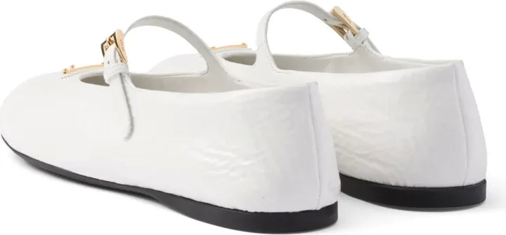 Leather Ballerina Shoes - Image 3